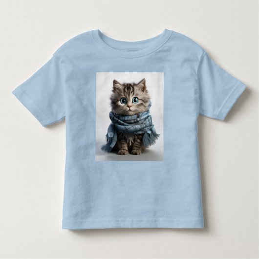 Tommy, de donkerste Tabby Cat Kinder Shirts (Voorkant)