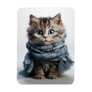 Tommy, de donkerste Tabby Cat Magneet