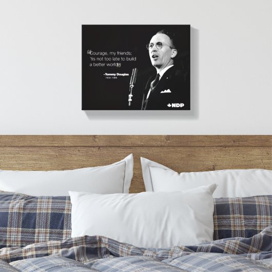 Tommy Douglas Canvas (Insitu (Slaapkamer))