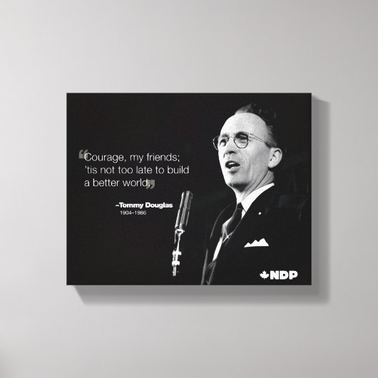 Tommy Douglas Canvas (Voorkant)