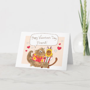 Tommy en Elvis valentijn Feestdagen Kaart