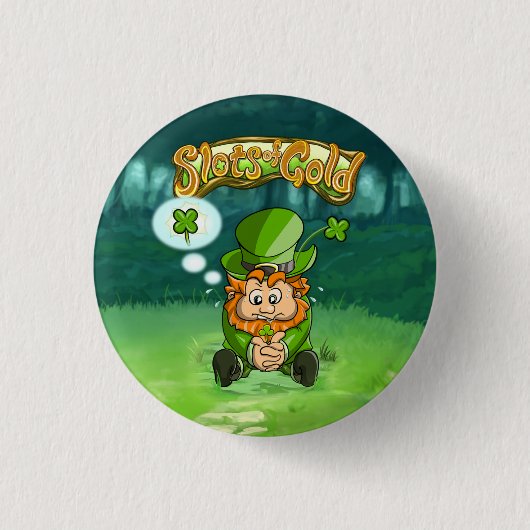 Tommy Four Leaf Clover Small Button (Voorkant)