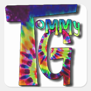 Tommy G Stickers! Vierkante Sticker