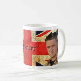 Tommy Robinson - Een echte Patriot (met vlag) Mok