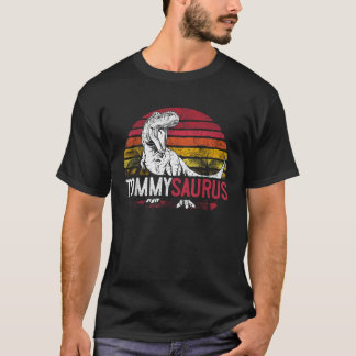 Tommy Saurus Funny Personalized Dinosaur T Rex Nam T-shirt