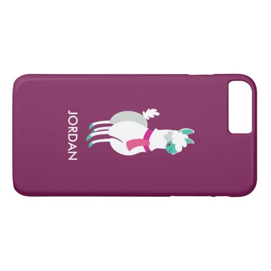 Tommy the Llama Case-Mate iPhone Case (Achterkant (Horizontaal))
