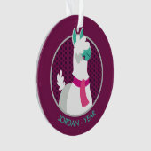 Tommy the Llama Ornament (voorkant)