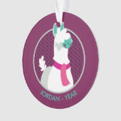 Tommy the Llama Ornament (voorkant)