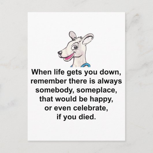 Tommy The Terrible Kangaroo 1 Briefkaart (Voorkant)