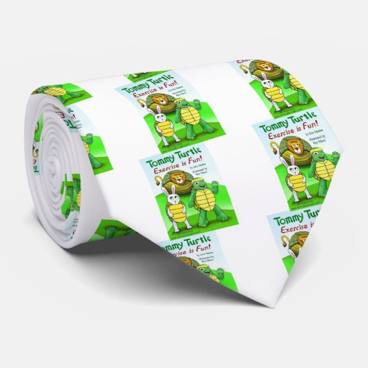 Tommy Turtle: Oefening is Fun. Stropdas (Opgerold)