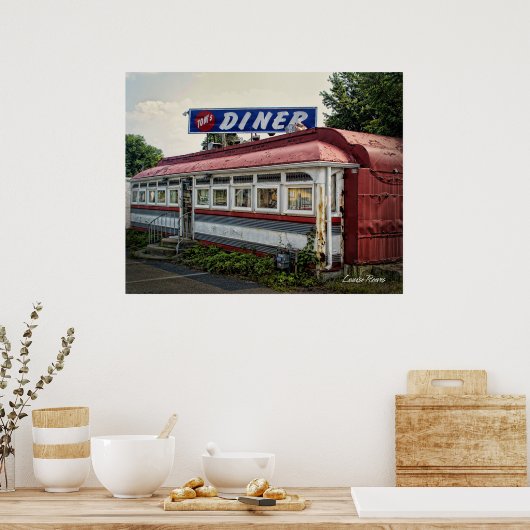 Tom's Diner Poster (Keuken)