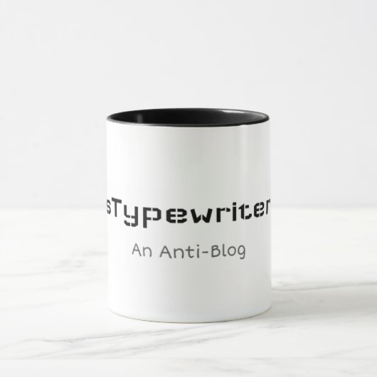 TomsTypewriter.com Mug (Centre)