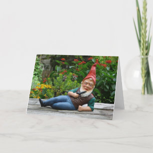 Tomte Nisse, aka de Kerstman Feestdagen Kaart