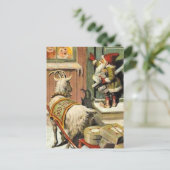 Tomte Nisse, aka de Kerstman Feestdagenkaart (Staand voorkant)