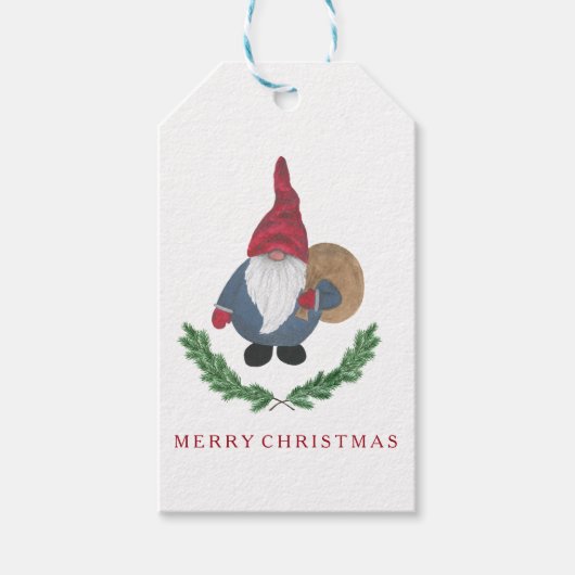Tomten Cadeau Labels Cadeaulabel (Voorkant)