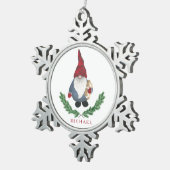 Tomten Christmas Sneeuwvlok Ornament (Rechts)