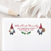 Tomten Étiquettes d'adresse de retour (En situation)