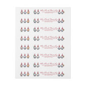 Tomten Wraparound Adresetiketten Omwikkelbaar Adreslabel (Vel)