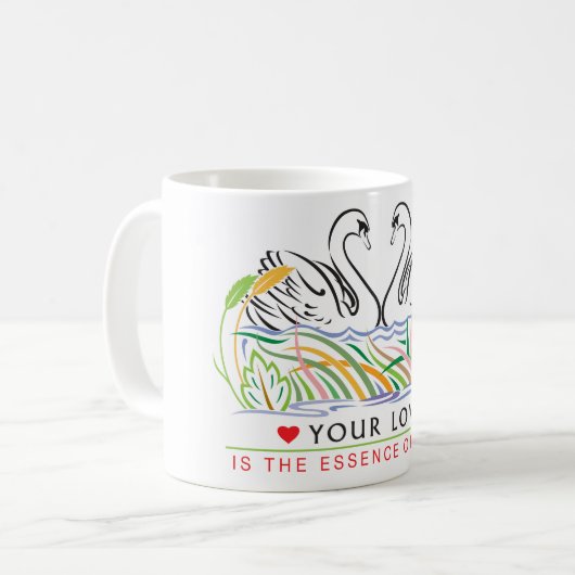 Ton amour est l'essence de ma Mug classique de la  (Devant gauche)