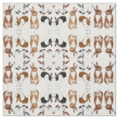 Ton Buns Rabbit Fabric Stof (Swatch)