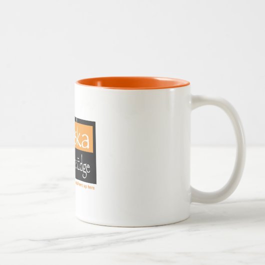 Ton de l'orange 2 tasse de 11 onces (Droit)