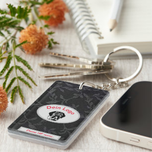 Ton image Porte-clés logo Mastiff Bulldog