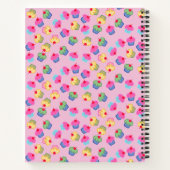 Ton nom, rose, livre de recettes, cupcakes (Dos)