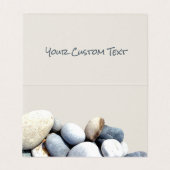 Ton texte Joie Espère Paix Foi Aimer Pebbles (Inside Unfolded)