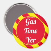 Tonage de gaz Yer Rouge/Jaune Aimant (Recto/Verso)