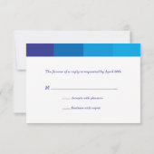 Tonal Blue Bar Mitzvah Antwoord (Achterkant)