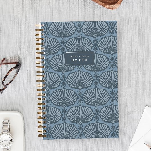 Tonal Blue | Deco Fans Personalized Notitieboek