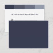 Tonal Grey Bar Mitzvah Antwoord (Voorkant / Achterkant)