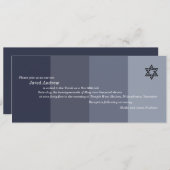 Tonal Grey Bar Mitzvah Invitation (Devant / Derrière)