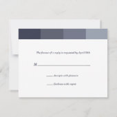 Tonal Grey Bar Mitzvah Réponse (Dos)