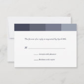 Tonal Grey Bar Mitzvah Réponse (Dos)