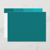 Tonal Seagreen Bar Mitzvah Réponse (Devant / Derrière)