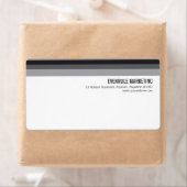 Tonal Stripes Shipping Label (Insitu)