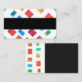 tonalité bijoux carte de visite moderne modèle per (Devant / Derrière)