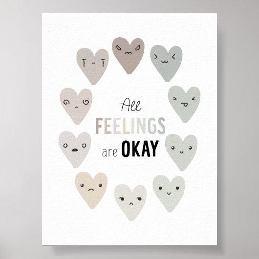 tonalité muette Tous les sentiments OK affiche (Devant)