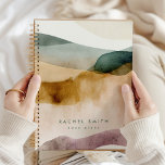 Tonalité Terre Beige Abstrait esthétique personnal<br><div class="desc">Il s'agit d'un carnet personnalisé avec un arrière - plan d'aquarelle de couleur terre. // Pour les articles correspondants, visitez la collection "CARNETS PLANNERS" dans le magasin By Nicole Designs Zazzle. * Si vous aimez ce design mais ne le voyez pas disponible pour quelque chose que vous cherchez, n'hésitez pas...</div>