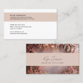 tonalités douces cartes de visite, Mariages Offici (Devant / Derrière)
