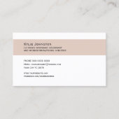 tonalités douces cartes de visite, Mariages Offici (Devant)