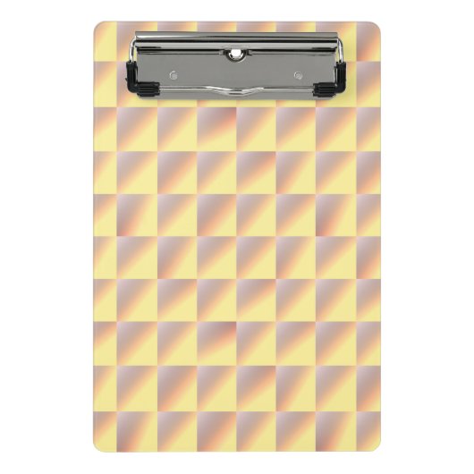 Tone-on-tone squares. mini klembord (Voorkant)