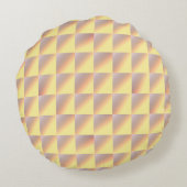 Tone-on-tone squares. rond kussen (Achterkant)