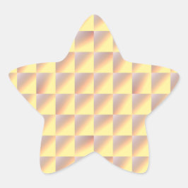 Tone-on-tone Squares. Ster Sticker