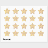 Tone-on-tone Squares. Ster Sticker (Vel)