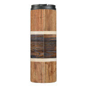 Tone Tan Thermal Tumbler Rustic Thermosbeker (Achterkant)