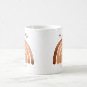 Tone Terme Boho Arc-en-ciel maman café Mug (Centre)