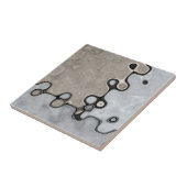 Tones Trendy Muted Earth Tegeltje (Zijkant)