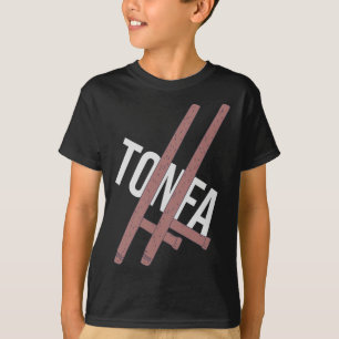 Tonfa - Tong Fa Pair - Okinawa Gevechten T-shirt